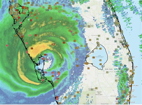 Wind Map Hurricane Ian : r/tampa