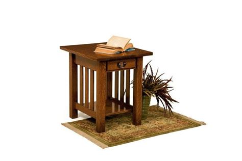 Amish Classic Mission End Table provides traditional Mission style to your family or living room ...