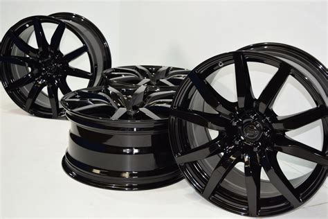 20″ Nissan GTR R35 Premium Wheels RIMS Factory OEM BLACK Rays Engineering – Factory Wheel Republic