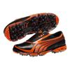 Puma Amp Cell Fusion SL Golf Shoes - Black/Vibrant Orange at InTheHoleGolf.com