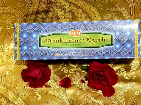 Hem Frankincense & Myrrh Incense Sticks 8 gram (8 Pack) – Enchanted ...