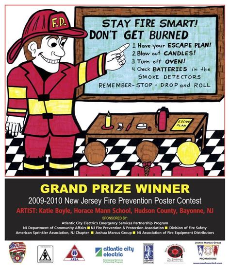 DCA ANNOUNCES WINNER OF 2010 FIRE SAFETY POSTER CONTEST (CNBNEWS.NET/Gloucester City)