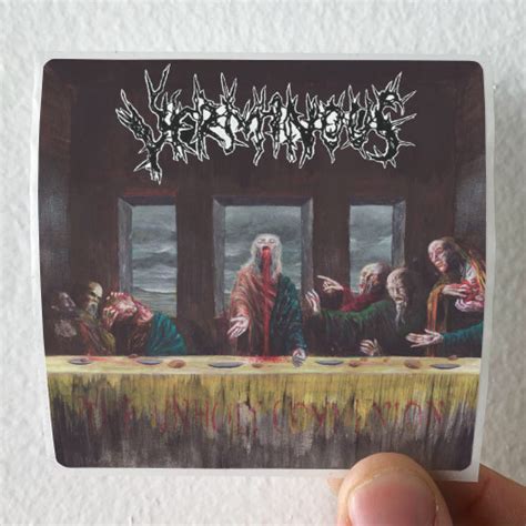 Verminous The Unholy Communion Album Cover Sticker