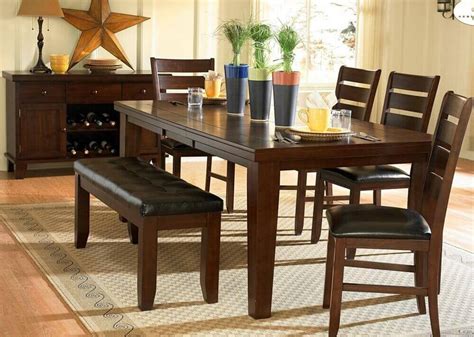 26 Big & Small Dining Room Sets with Bench Seating