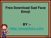 Sad Face Emoji for iPhone and Android
