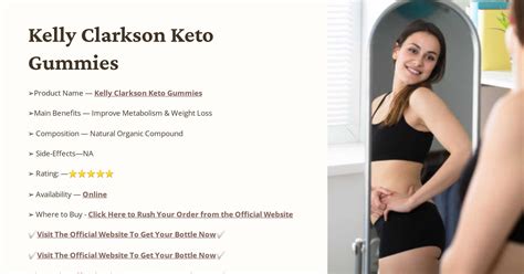 Kelly Clarkson Keto Gummies