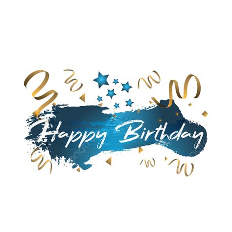 Happy Birthday Banner Vector Design Images, Happy Birthday Png ...