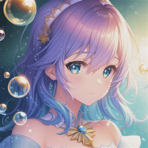 Girl underwater with bubbles around her : r/aiArt