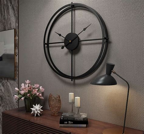 Metal Wheel Wall Clock - FeelGift