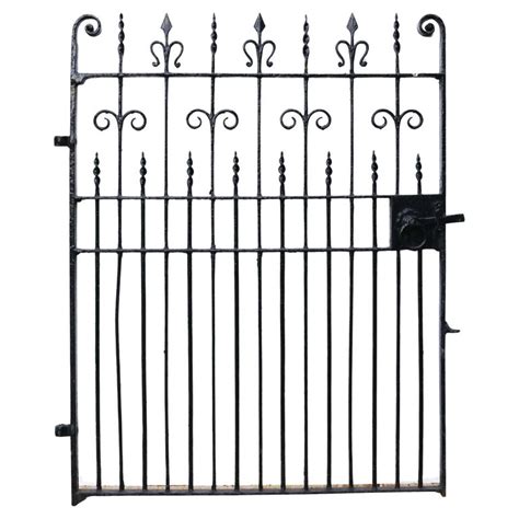 Antique Wrought Iron Garden Gate at 1stDibs