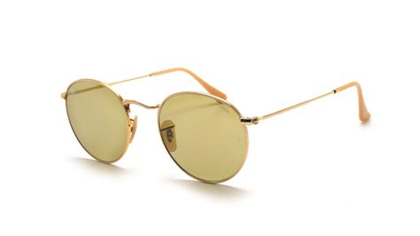 Ray-Ban Round Evolve Gold RB3447 9064/4C 53-21 | Visiofactory