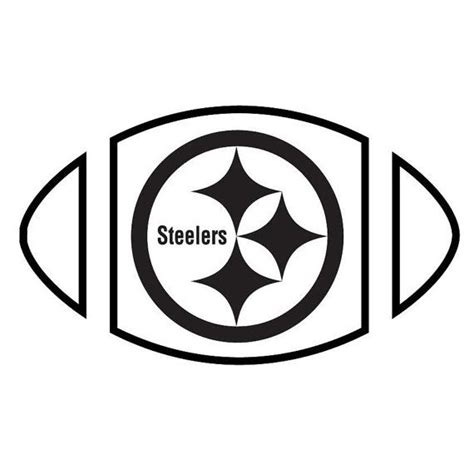 Pittsburgh Steelers Vinyl Graphic Decal Car Sticker | Pittsburgh steelers logo, Football vinyl ...