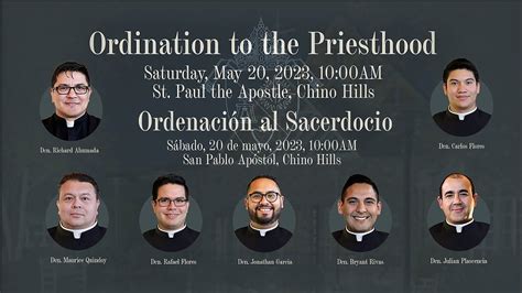 Diocese of San Bernardino / Ordination to the Priesthood 2023 - YouTube