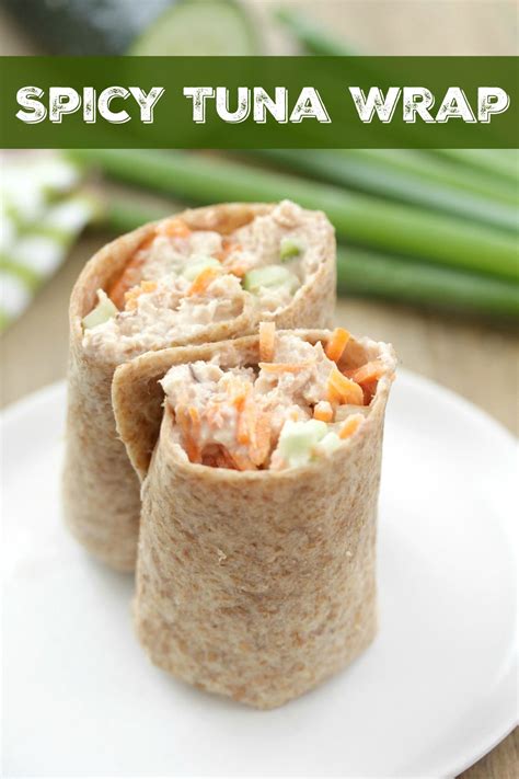 Spicy Tuna Wrap | Spicy tuna wrap, Tuna wrap, Spicy tuna