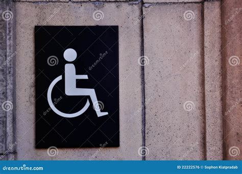 Handicapped sign stock photo. Image of route, symbol - 22222576