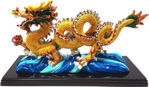 Amazon.com: better us 11 Inch Large Chinese Feng Shui Dragon Statue Feng Shui Decor Home Office ...