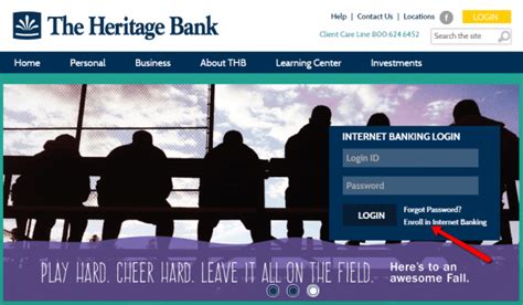 The Heritage Bank Online Banking Login - CC Bank