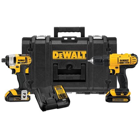 DEWALT 20V MAX Lithium-ion Cordless Combo Kit With Tough Case | The ...