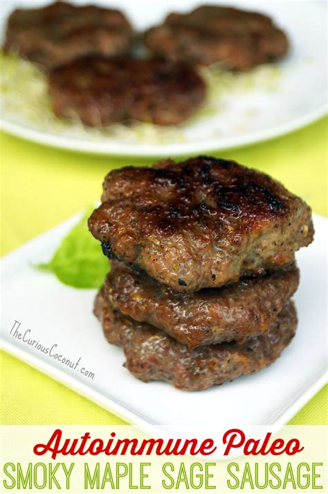 Smoky Maple Sage Breakfast Sausage — The Curious Coconut