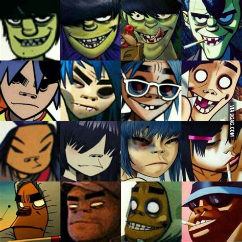 Gorillaz Band, Damon Albarn, Jamie Hewlett, Peppermint Tea, Unique ...