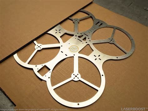 Drone Aluminium Frame. Aluminium Laser Cut. Ready to fly. LaserBoost ...