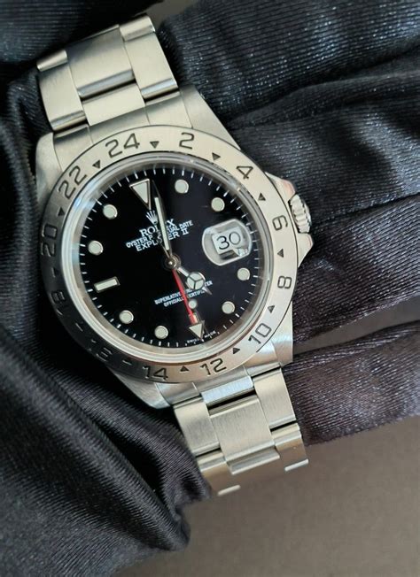 ROLEX EXPLORER 2 BLACK DIAL, Luxury, Watches on Carousell