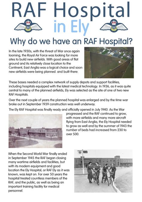 #MuseumFromHome: RAF Hospital – Ely Museum at the Old Gaol