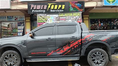 2023 FORD RANGER WILDTRAK DECAL STICKER INSTALLATION - YouTube