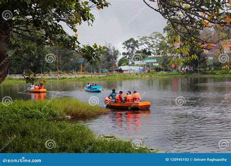 Travelers Boat Riding at the Kodaikanal Lake Near the Boat House ...