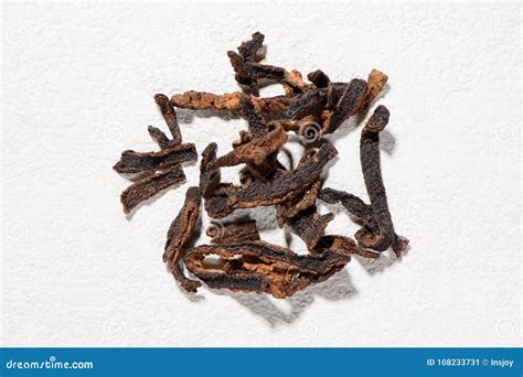 Chinese Herbal Medicines -- Dried Tangerine or Orange Peel Stock Image ...