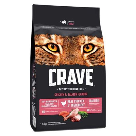 Crave Premium Natural Cat Food - Chicken & Salmon 1.8kg | Whistler ...