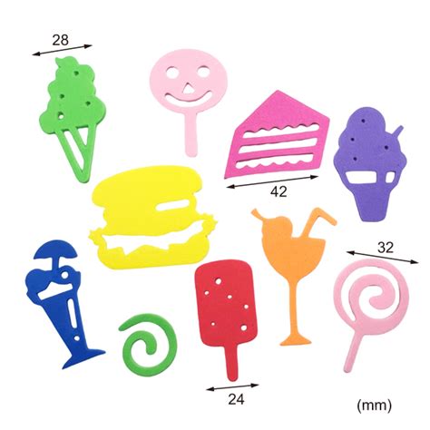 48 Pcs Party Foam Cutouts Assorted | PLOMA