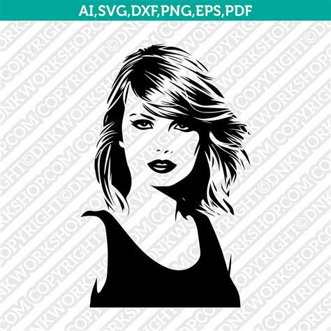 Taylor Swift SVG Cut File Cricut Clipart Silhouette Png – DNKWorkshop