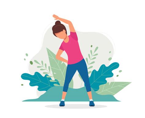 Stretching Exercises Cartoons Stock Photos, Pictures & Royalty-Free Images - iStock