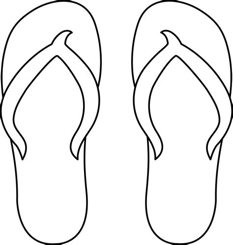 Flip Flop Clipart | Free download on ClipArtMag