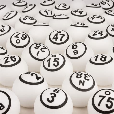 Bingo Balls - White 1 Sided - 1.5 inch | Casino Supply