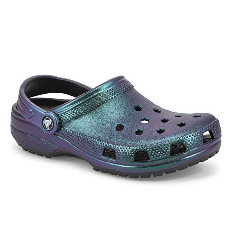 Crocs Women's Classic Clog -Prismatic Black | SoftMoc.com