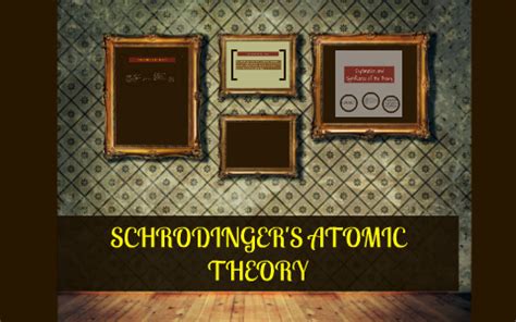 SCHRODINGER'S ATOMIC THEORY by on Prezi