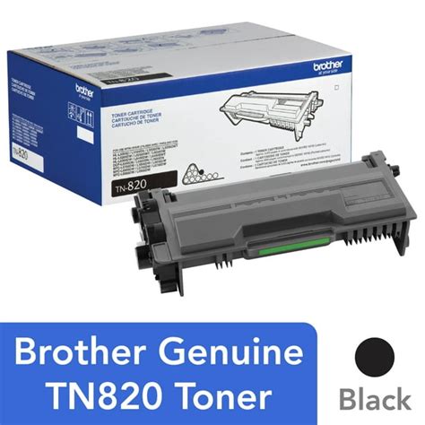 Brother Genuine Standard Yield Toner Cartridge, TN820, Replacement Black Toner - Walmart.com ...