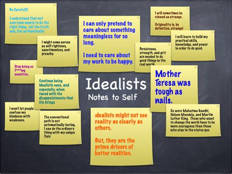 Career Idealists: Notes To self – WiseGuides