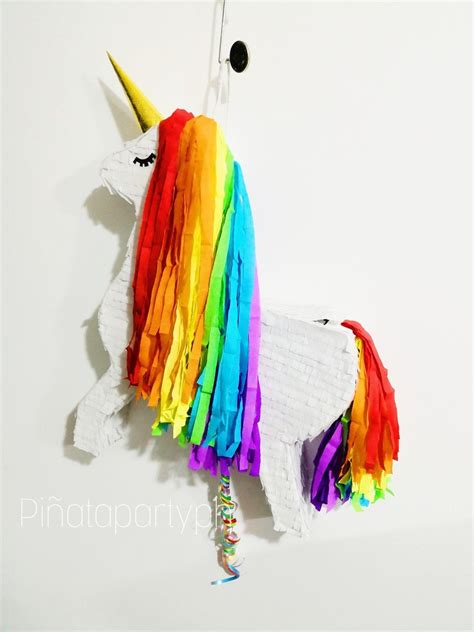 Rainbow Unicorn Piñata | Unicorn pinata, Rainbow unicorn, Pinata