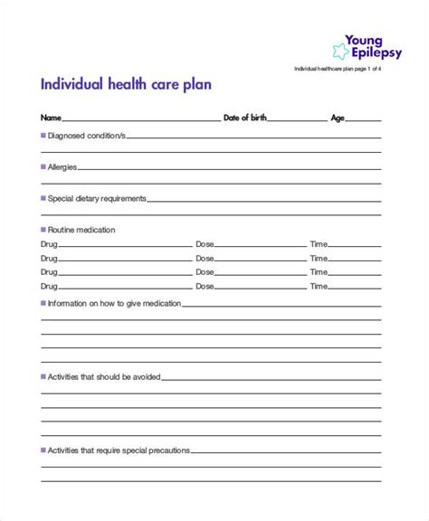 11+ Healthcare Plan Templates - PDF, Word