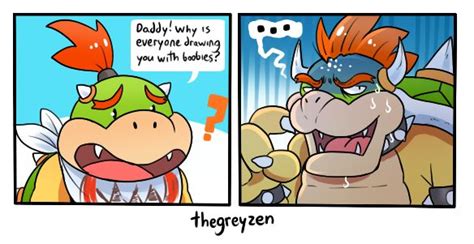 Daddy Made a Mistake by thegreyzen on DeviantArt | Mario funny, Super mario art, Mario comics