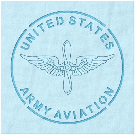 United States Army Aviation Logo Stencil | Aviation logo, United states army, Stencils