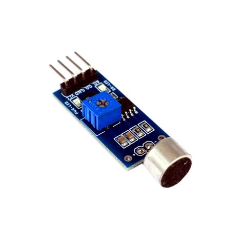 Sound Sensor Module by ADIY is used to detect the intensity of sound.