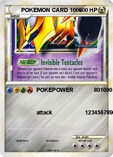 Pokémon POKEMON CARD 1000 1000 - POKEPOWER 1000 - My Pokemon Card