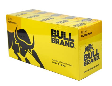 Bull Brand Slim Filter Tips (165) 10 Boxes