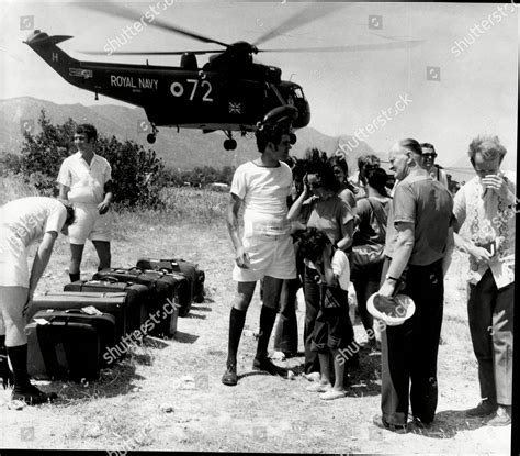 Cyprus Incident Turkish Invasion Evacuation 1974 Editorial Stock Photo ...