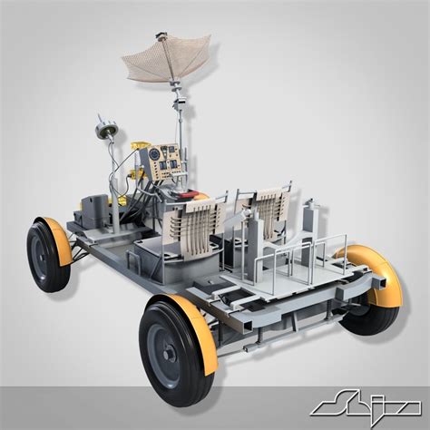 lunar rover apollo 15 3d model