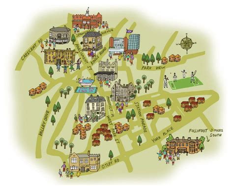 Harrogate City Centre Map